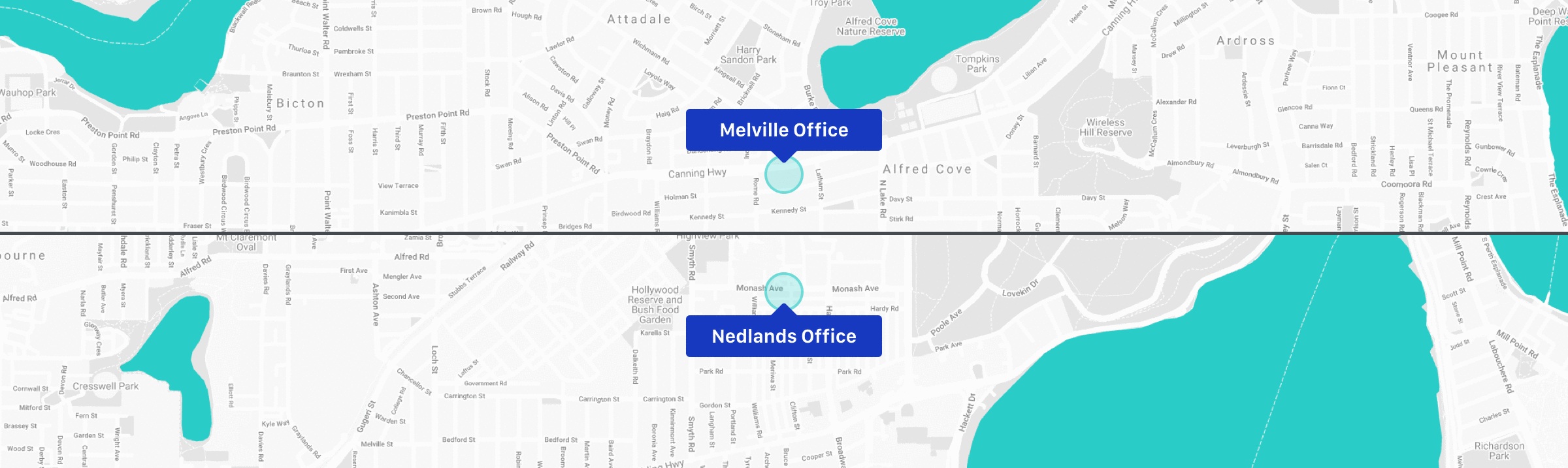 Clinic locations
